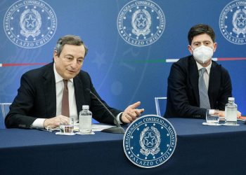 Mario Draghi e Roberto Speranza