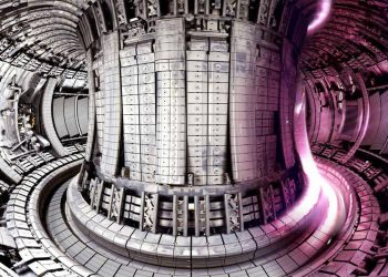 L'interno del reattore sperimentale europeo Jet per la fusione nucleare