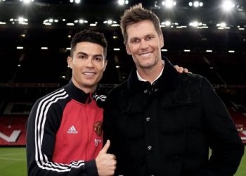 Cristiano Ronaldo e Tom Brady in una foto postata dal portoghese su Instagram