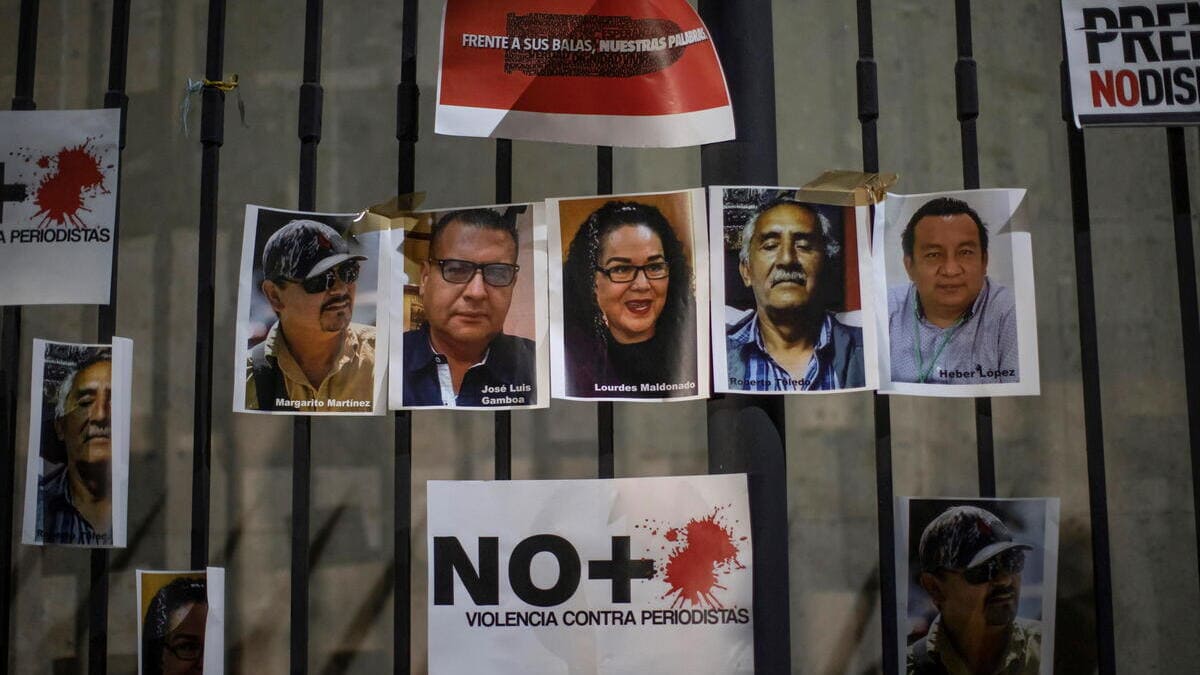 Manifestazione in Messico contro la strage di giornalisti