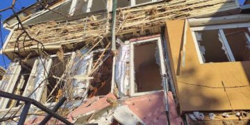 Bombardamenti in edifici residenziali nella regione di Odessa, 21 marzo 2022.