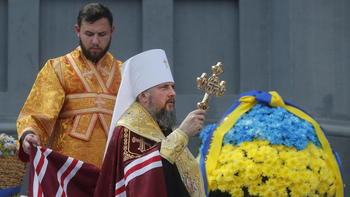 Il metropolita Epifanio, a capo della Chiesa ortodossa fedele a Mosca in Ucraina, in una foto del 2020