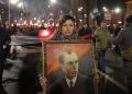 Manifestazione a Kiev, Ucraina, per celebrare il 112mo anniversario della nascita di Stepan Bandera