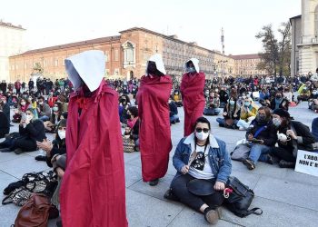 Manifestazione pro-aborto a Torino