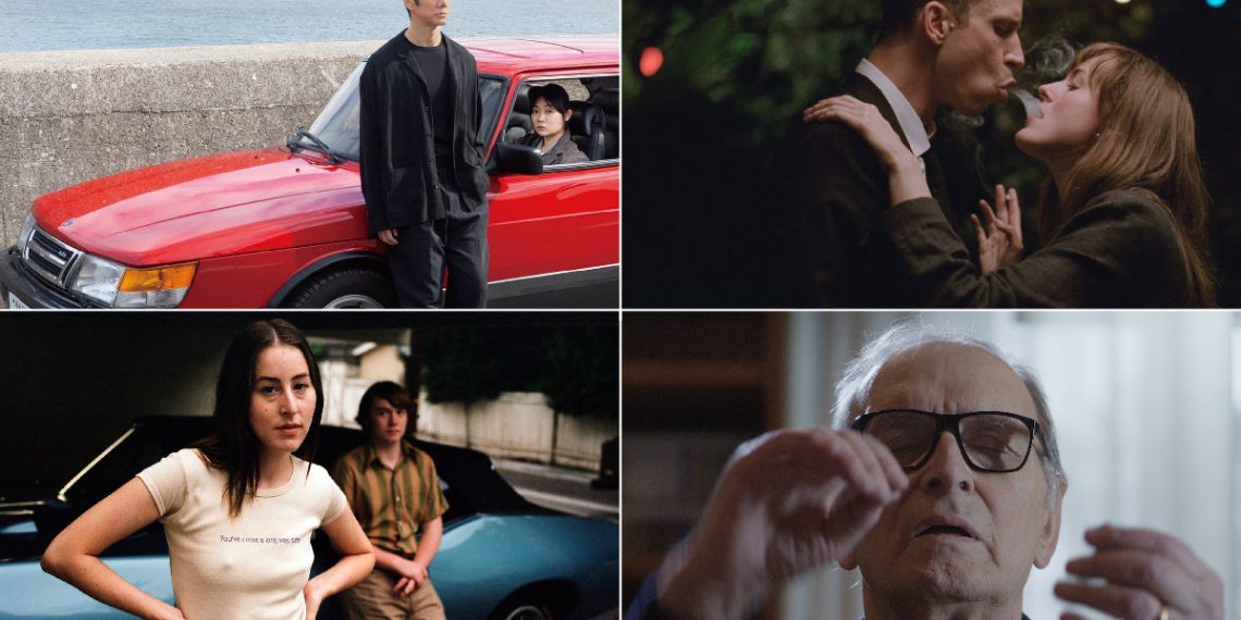 Fotogrammi dei film Drive My Car, La persona peggiore del mondo, Licorice Pizza, Ennio