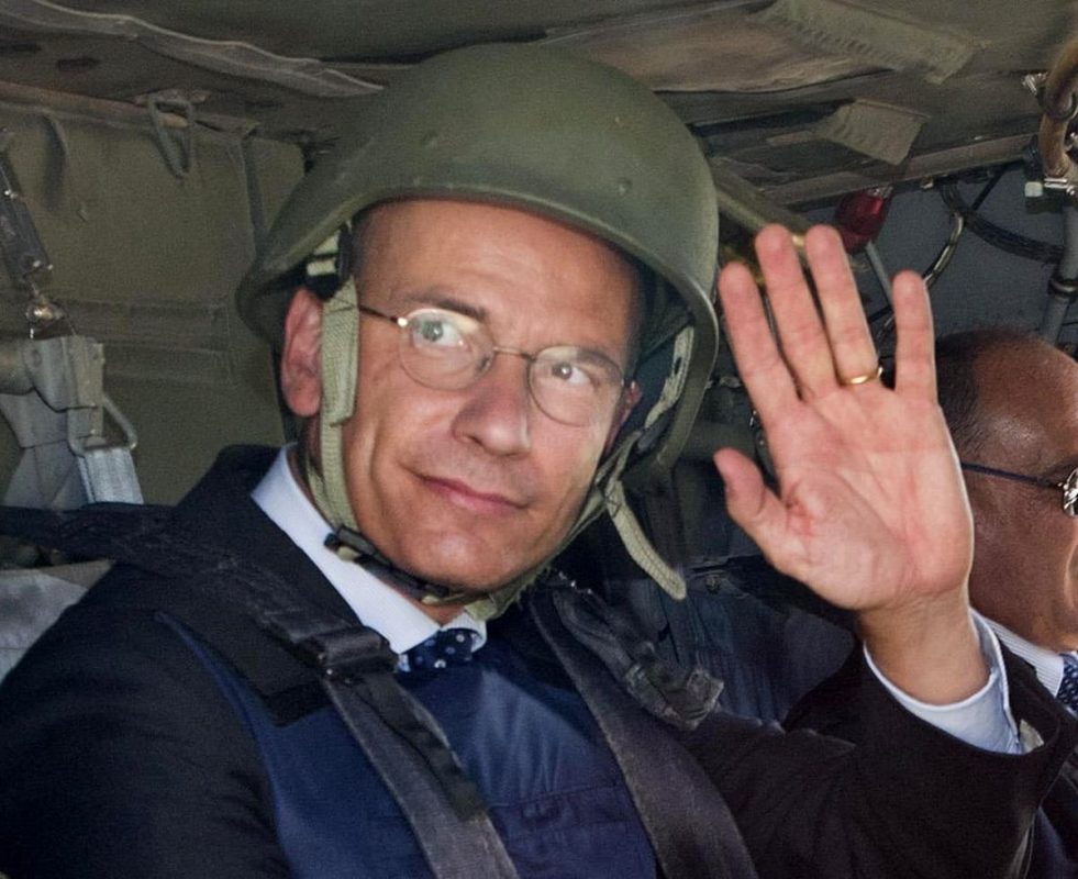 Enrico Letta a Kabul, Afghanistan, 25 agosto 2013 