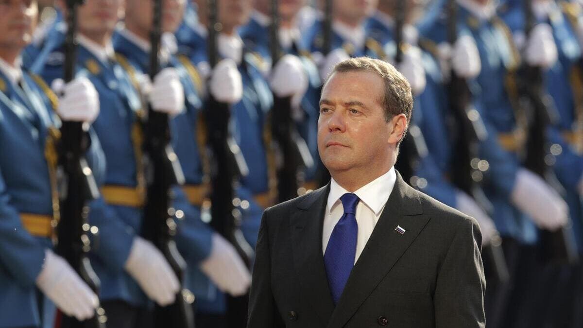 Il vicepresidente del Consiglio di sicurezza ed ex capo di Stato della Russia, Dmitri Medvedev