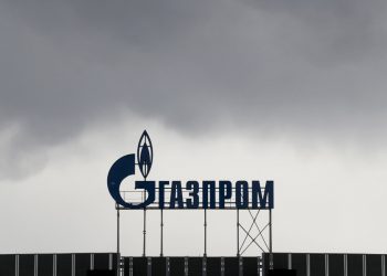 Insegna di Gazprom