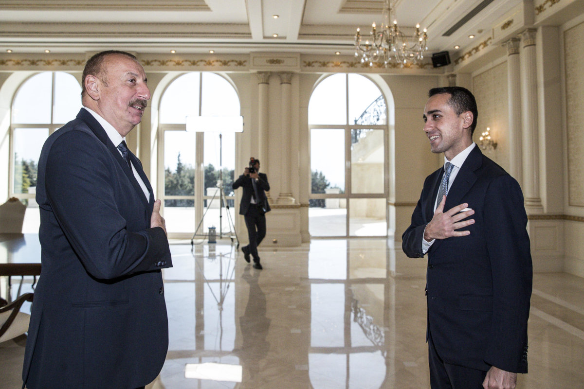 Ilham Aliyev e Luigi Di Maio