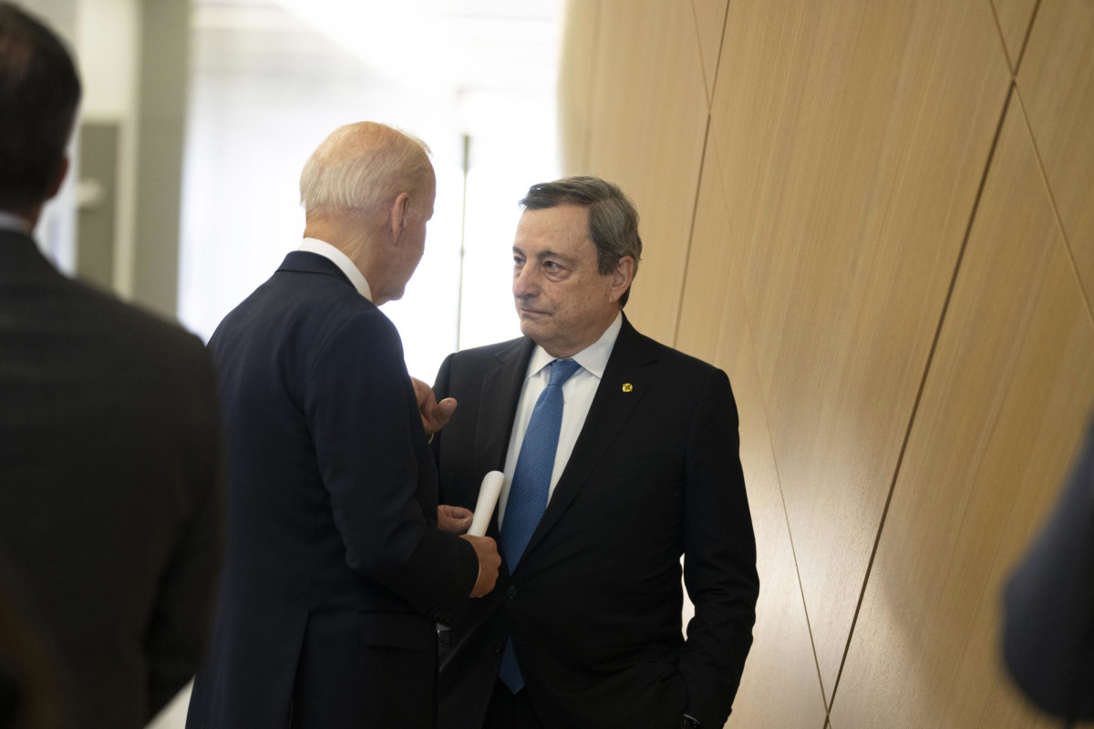 Joe Biden e Mario Draghi