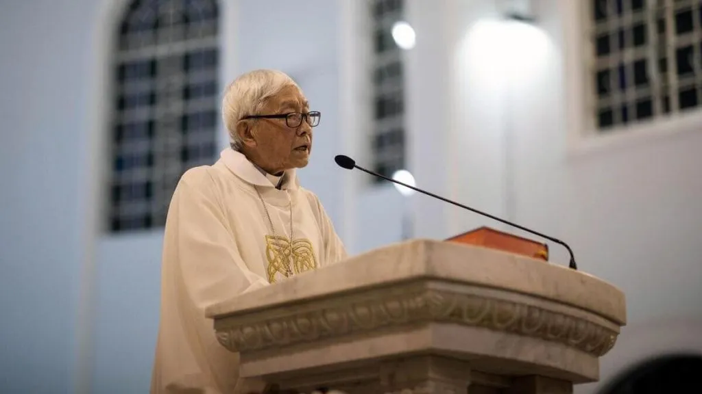 Il cardinale Joseph Zen Ze-kiun, arcivescovo emerito di Hong Kong