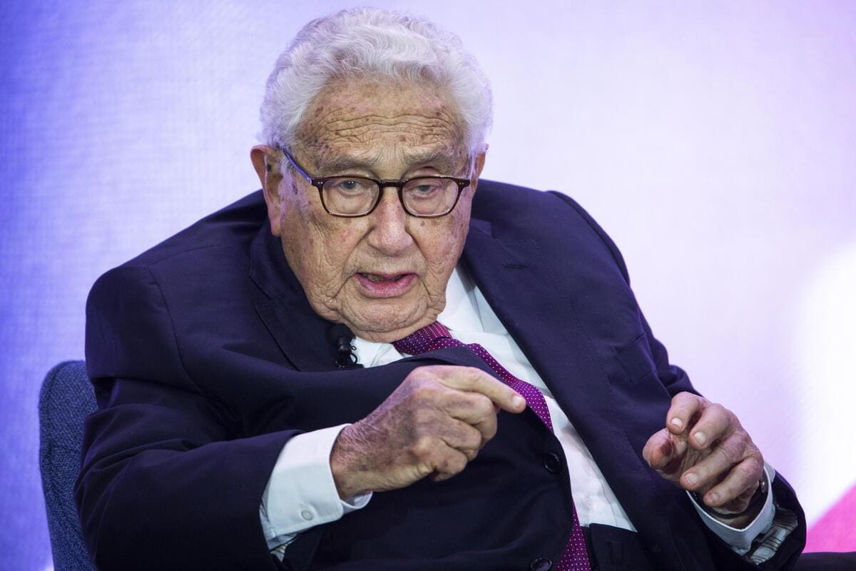 L'ex Segretario di Stato Henry Kissinger in una foto del 2019 