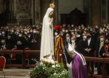 Papa Francesco alla Consacrazione di Russia e Ucraina al Cuore immacolato di Maria