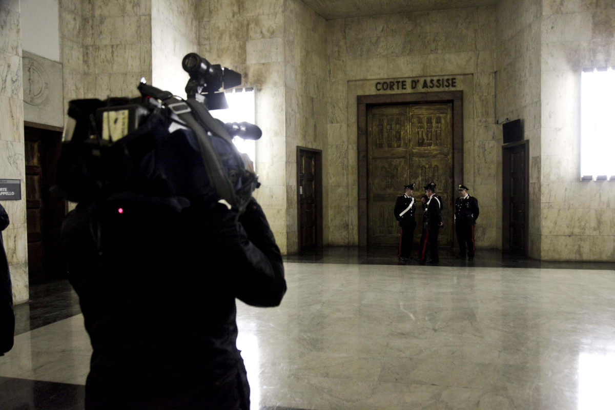 Aula del tribunale di Milano