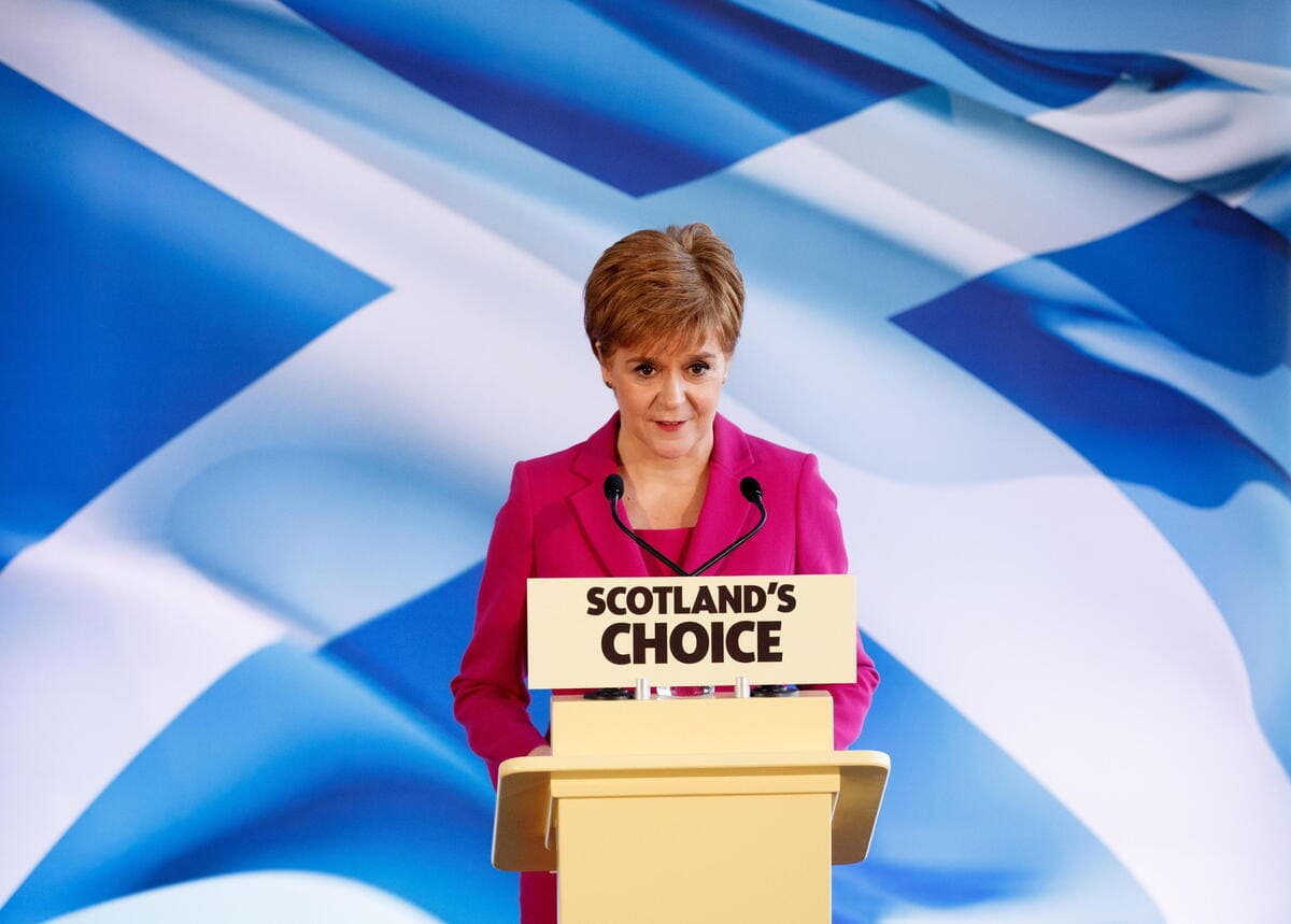 Nicola Sturgeon, primo ministro di Scozia