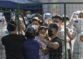 Proteste a Shanghai, in Cina, contro il lockdown