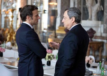 Emmanuel Macron e Mario Draghi