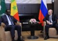 L'incontro a Mosca tra il presidente dell'Unione Africana, il senegalese Macky Sall, e il presidente della Russia, Vladimir Putin