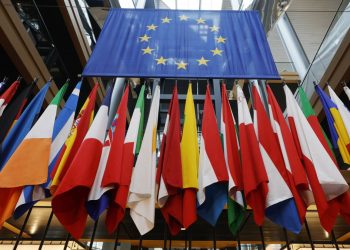 Bandiere dell’Unione Europea e degli Stati membri