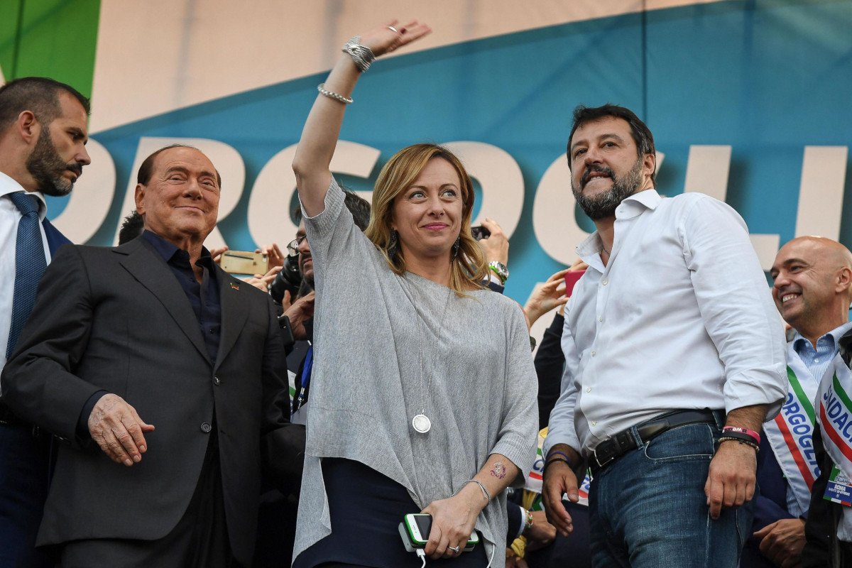 Silvio Berlusconi, Giorgia Meloni, Matteo Salvini