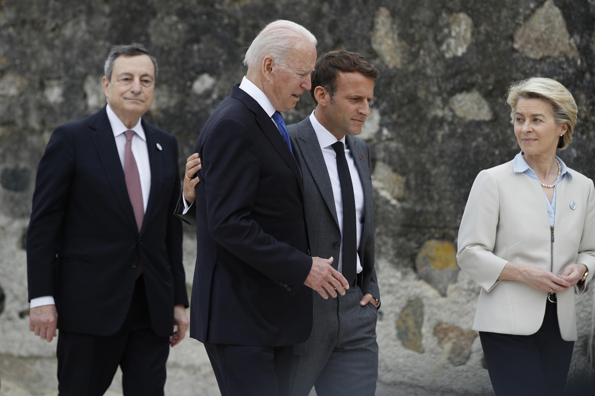 Draghi, Biden, Macron, Von der Leyen