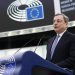 Mario Draghi parla davanti al Parlamento europeo