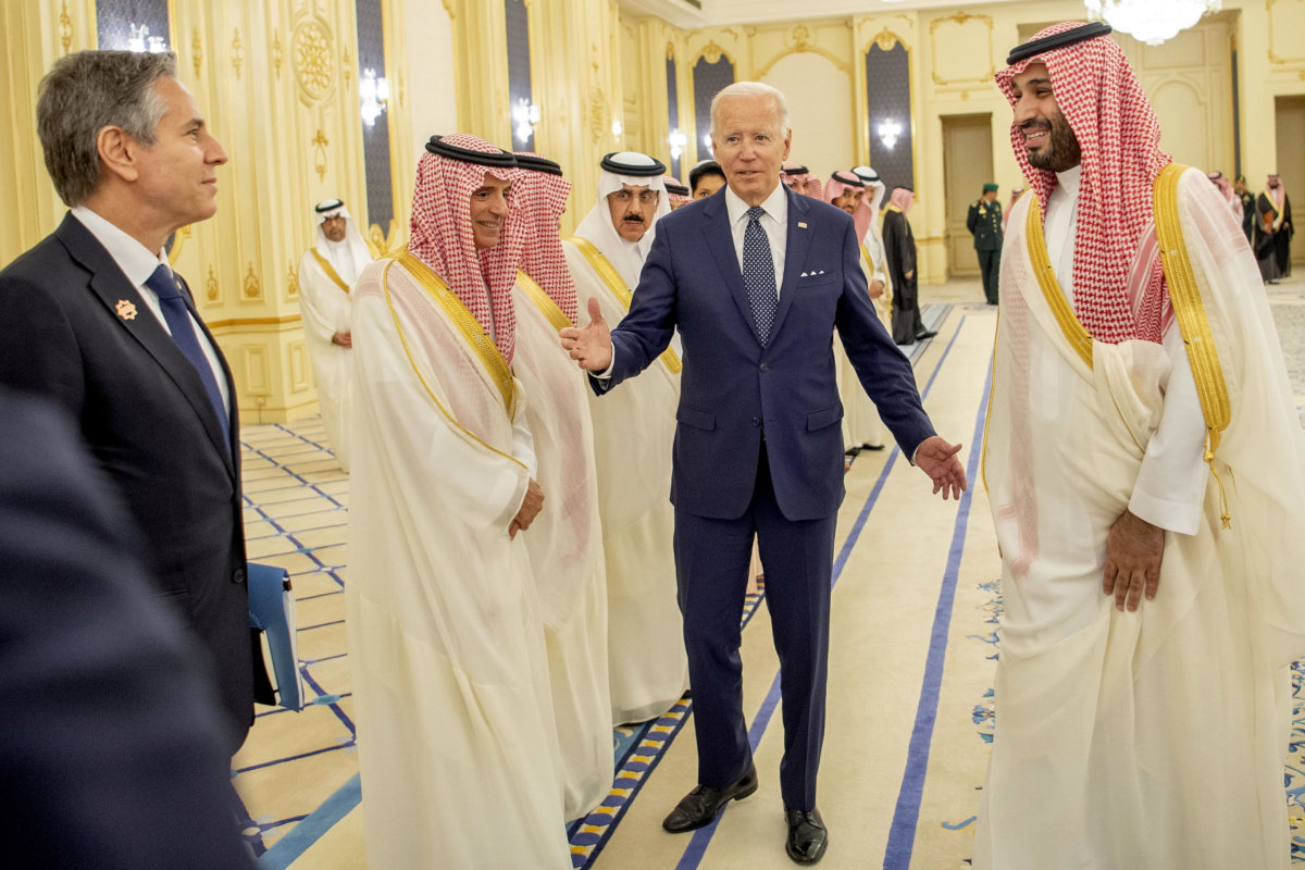 Joe Biden in Arabia Saudita