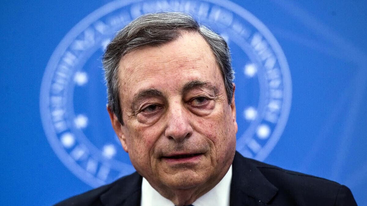 Il premier italiano Mario Draghi