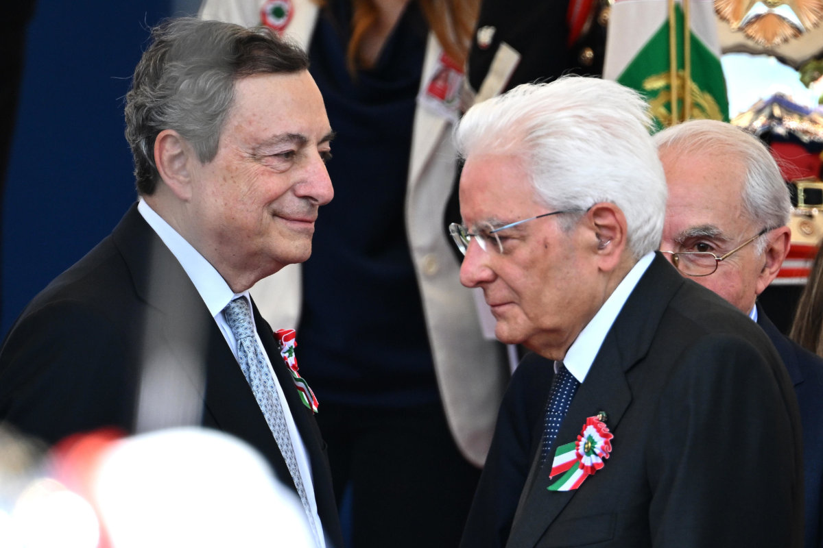 Mario Draghi e Sergio Mattarella