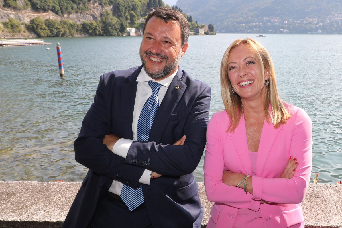 Matteo Salvini e Giorgia Meloni