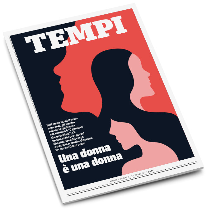 La copertina del numero di luglio 2022 di Tempi, dedicata alla donna