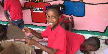 I bambini della Kay Pe' Giuss ad Haiti