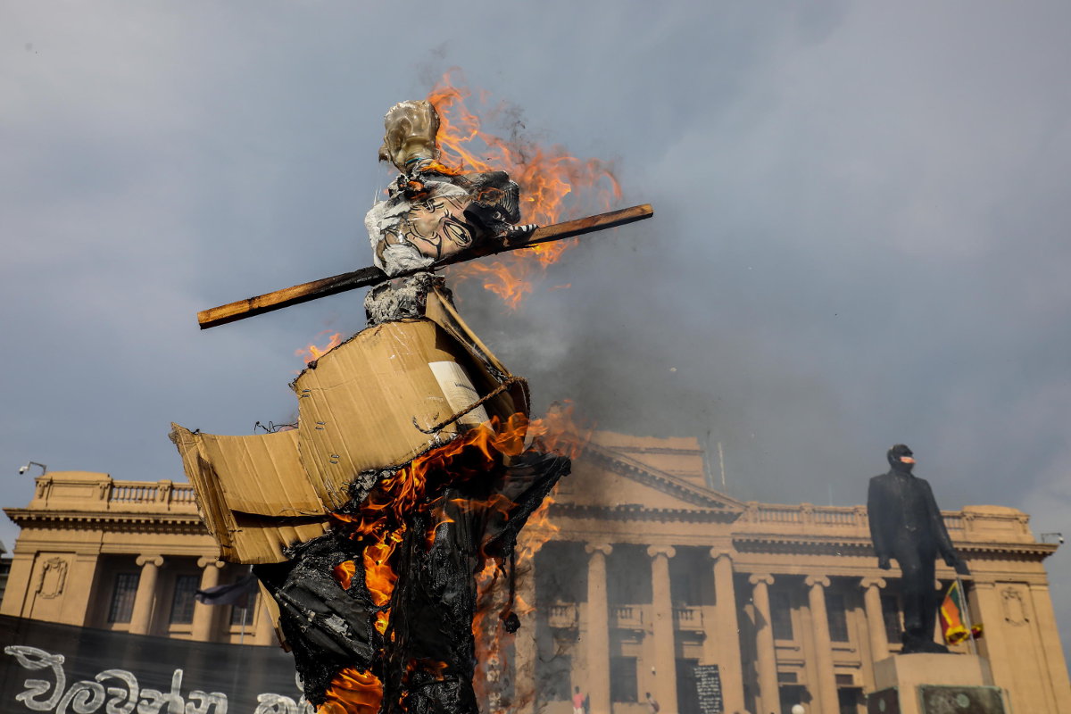 Proteste in Sri Lanka