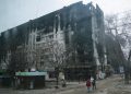 Edifici civili distrutti dai russi in Ucraina