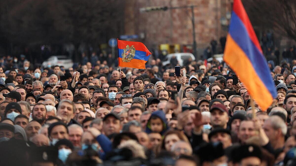 Manifestazione in Armenia