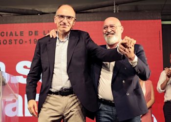 Enrico Letta e Stefano Bonaccini