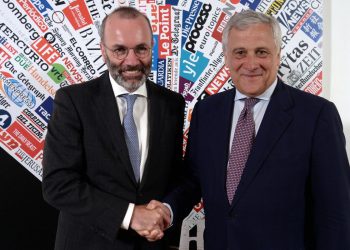 Manfred Weber con Antonio Tajani