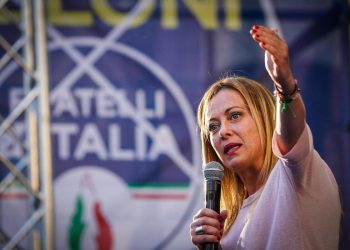 Giorgia Meloni, comizio elettorale, Caserta, 18 settembre 2022