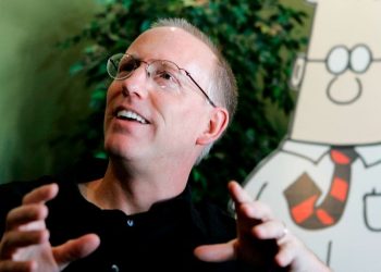Scott Adams, fumettista statunitense, creatore della striscia a fumetti Dilbert
