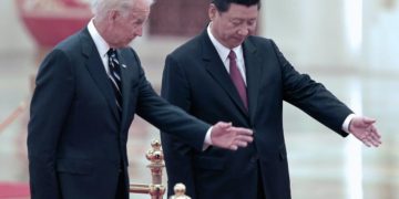 Xi Jinping e Joe Biden a Pechino, Cina, 18 agosto 2011
