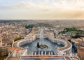 Vista su Roma dalla basilica di San Pietro