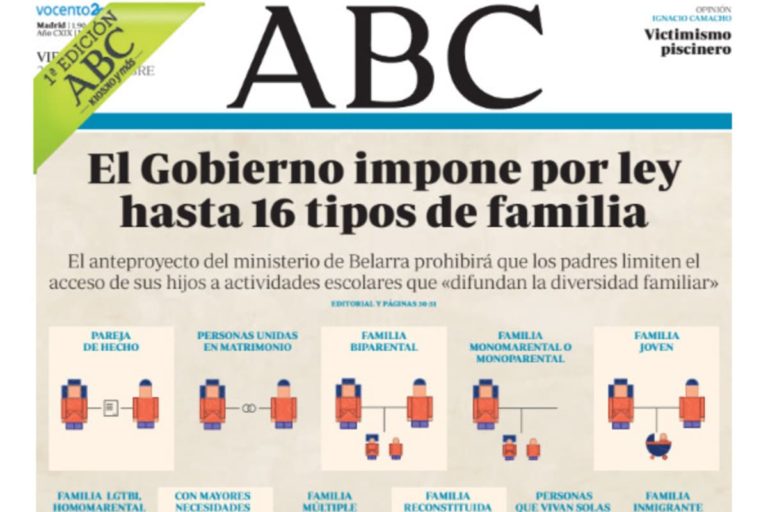 In Spagna «non esiste più la famiglia, ma le famiglie». C’è quella monomarental, homomarental…