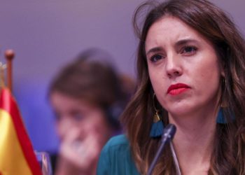 Il ministro dell’Uguaglianza Irene Montero, madrina della legge del “solo sì è sì”, o della libertà sessuale in Spagna