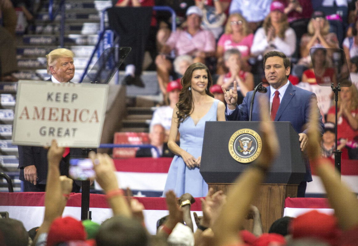 Donald Trump e Ron DeSantis