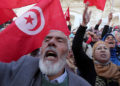 Protesta contro il presidente Kais Saied in Tunisia