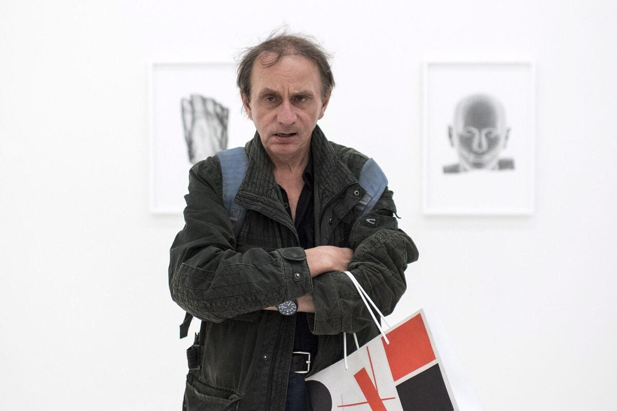 Lo scrittore francese Michel Houellebecq