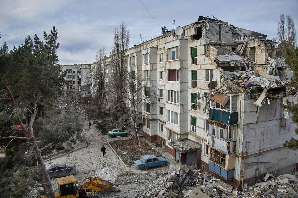 Kharkiv, Ucraina, 2 dicembre 2022 (Ansa)