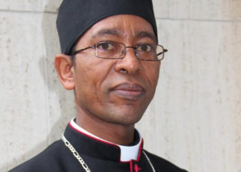 Il vescovo di Saganeiti, Abune Fikremariam Hagos