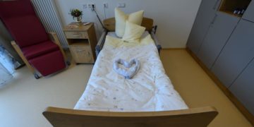 Un letto d'ospedale