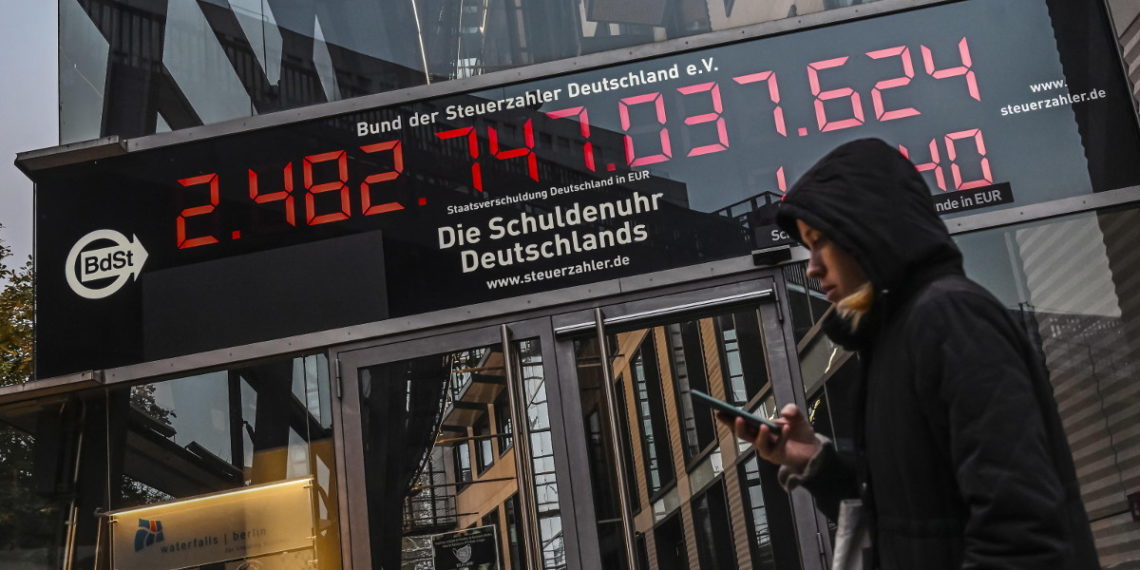 Orologio del debito pubblico a Berlino